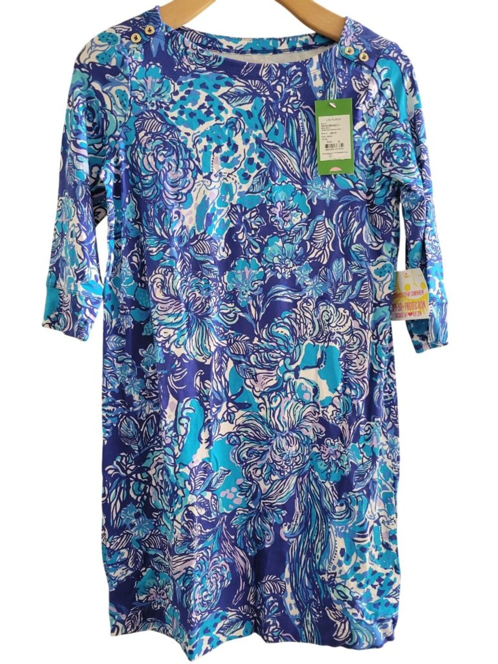 Lilly Pulitzer Royal Purple Mini Sophie Girls Dress size XL UPF beach Vacation